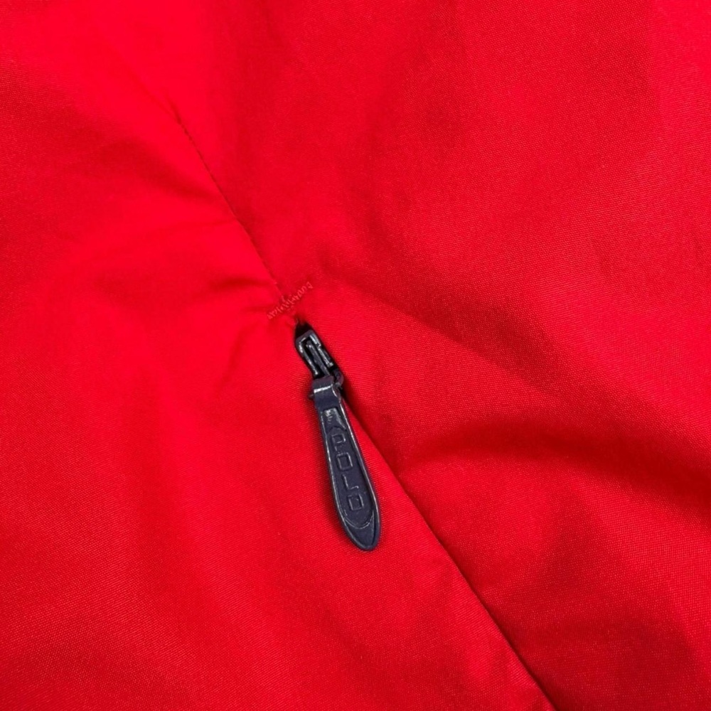 Gorpcore Red Quarter-Zip Polo Sport Windbreaker - Picture 4 of 7